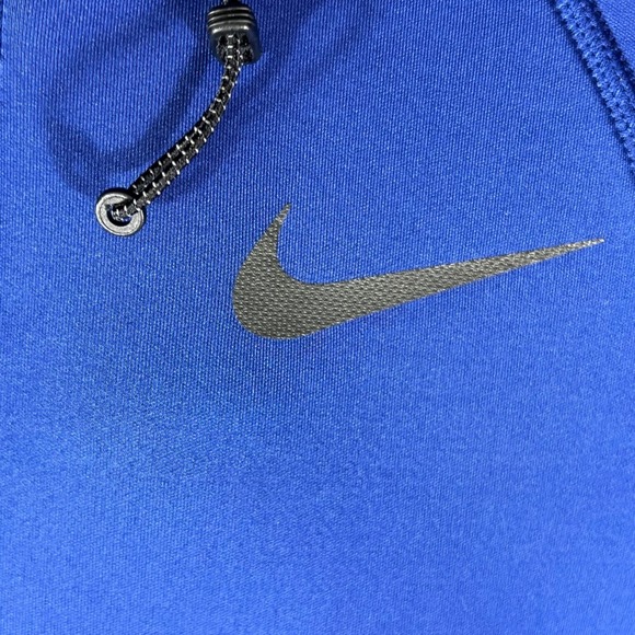 Nike Dri-FIT Full Zip Training Hoodie Jacket Mens Medium Blue Activewear - Picture 3 of 10
